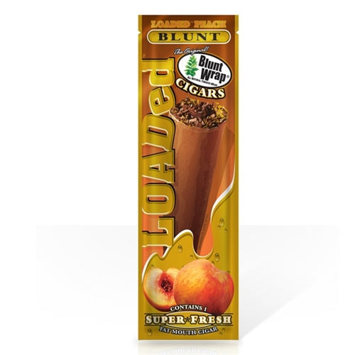 Loaded Peach Cigars Blunt Wraps Rabbit Habit