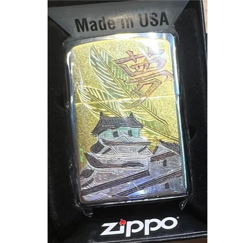 ZIPPO 2 NO 63290498 雕金 漢字 「夢」 - Rabbit Habit 