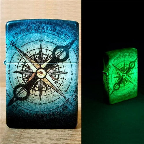 Zippo 48562 Compass Ghost Design - Rabbit Habit 