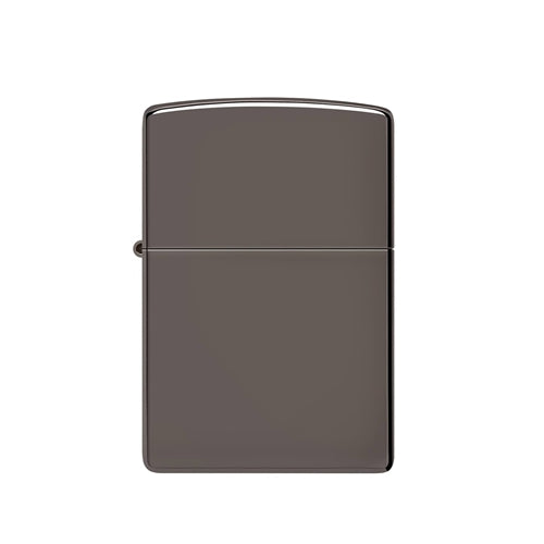 Zippo 22485 ZIPPO商標-拉絲黑冰浸染 - Rabbit Habit 