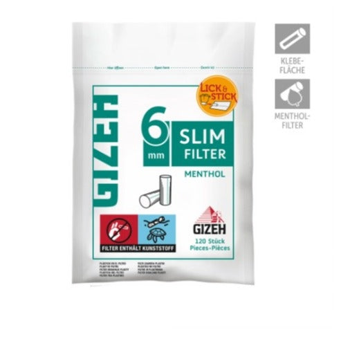 gizeh slim filter menthol - Rabbit Habit 
