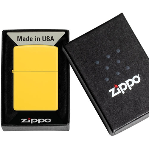 ZIPPO 46019 SUNFLOWER YELLOW MATTE - Rabbit Habit 