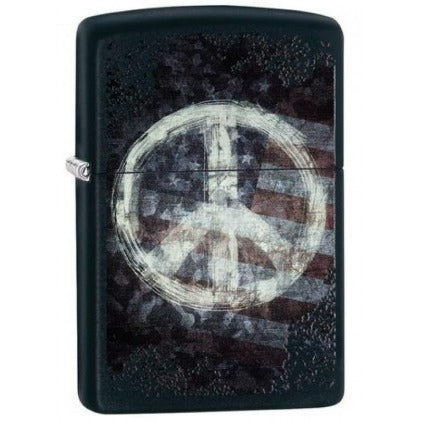Zippo 28864 Peace on Flag - Rabbit Habit 
