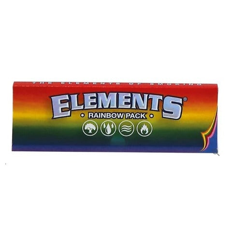 ELEMENTS Rainbow 1/4 Rolling Papers - Rabbit Habit 