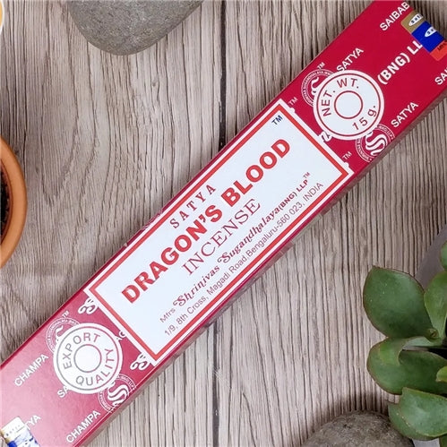 Satya Incense Sticks - DRAGON'S BLOOD - Rabbit Habit 