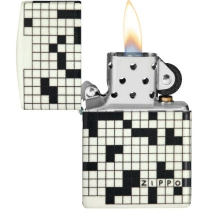 Zippo 46285 Crossword Puzzle Design - Rabbit Habit 