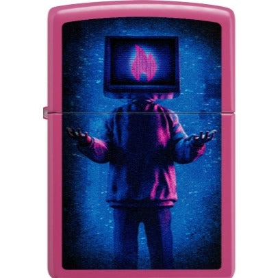 Zippo 48515 flame tv man design - Rabbit Habit 