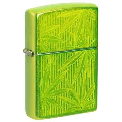 ZIPPO 46269 CANNABIS LEAVES DESIGN - Rabbit Habit 