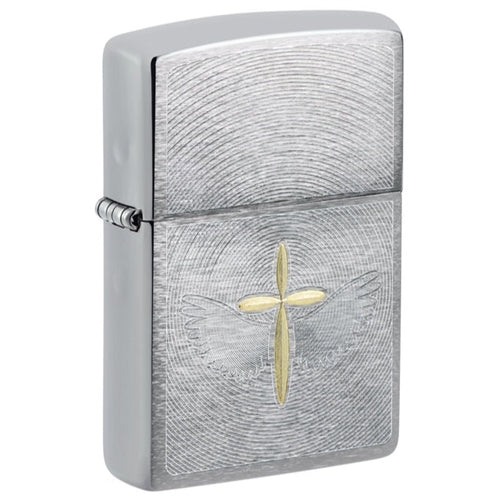 ZIPPO 46479 SPIRITUAL CROSS DESIGN - Rabbit Habit 