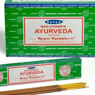 Satya Incense Sticks - AYURVEDA - Rabbit Habit 