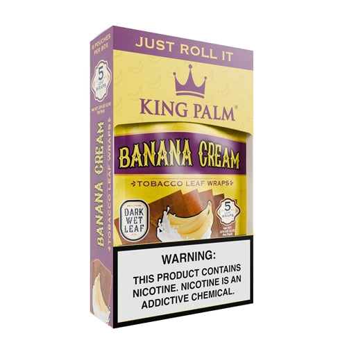 King Palm Banana Cream 5 leaf wraps - Rabbit Habit 