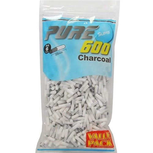 Pure Charcoal 600 ( 6mm x 25mm) - Rabbit Habit 