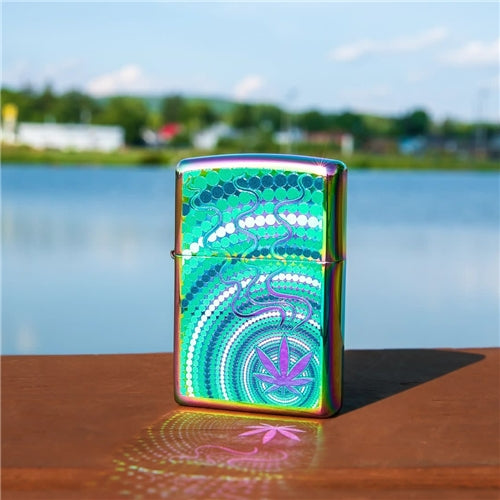 Zippo 48383 cannabis design - Rabbit Habit 