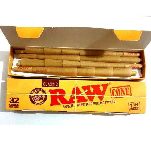RAW - 32pcs Rolled Cones - Rabbit Habit 
