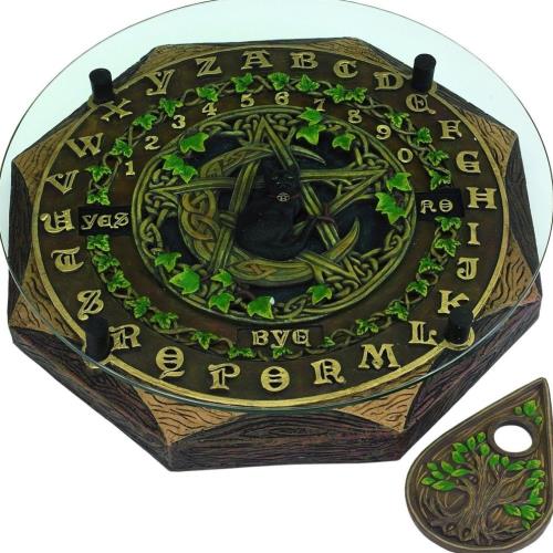 Cat/Pentagram Ouija Board - Rabbit Habit 